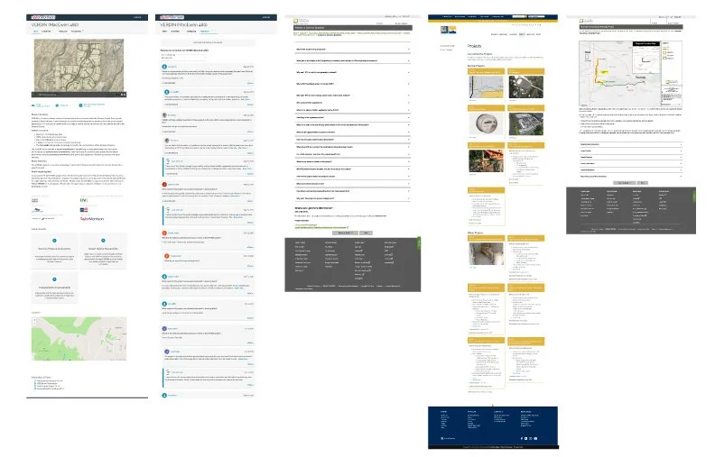 Competitive analysis of existing developer community outreach sites — government portals, static PDFs, and branded microsites